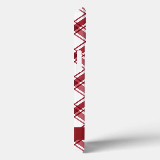 Modern Red White Case-Mate iPhone Case (Achterkant / Rechts)
