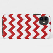 Modern Red White Chevron Pattern iPhone 5 5S Hoesj Case-Mate iPhone Case (Achterkant (horizontaal))