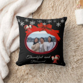 Modern Red White Cute Elf Waterverf Kussen (Deken)