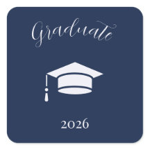Modern redactioneel script Navy foto afstuderen