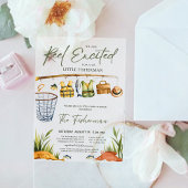 Modern Reel Opgewonden Baby shower Acryl Uitnodigingen