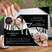 Modern Refined 17th Wedding Anniversary Kaart