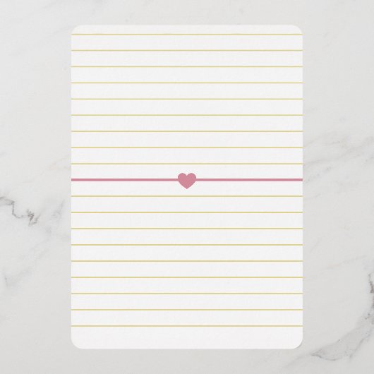 Modern Regenboog en Gold Couple's Baby shower Folie Uitnodiging (Achterkant)