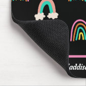 Modern regenboogpatroon muismat (Hoek)