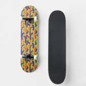Modern regenboogpatroon persoonlijk skateboard (Voorkant)