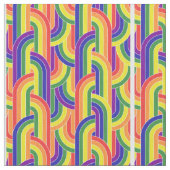 Modern regenboogpatroon stof (Close Up)