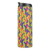 Modern regenboogpatroon thermosbeker (Geroteerd rechts)