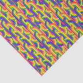 Modern regenboogpatroon tissuepapier (Detail)