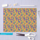 Modern regenboogpatroon tissuepapier (Craft)