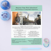 modern reisbureau flyer (Enkel)