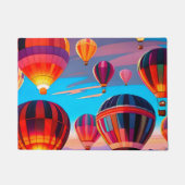 Modern Reizen Heet Lucht Ballon Lucht Festival Deurmat (Voorkant)