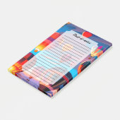 Modern Reizen Heet Lucht Ballon Lucht Festival Post-it® Notes (Schuin)
