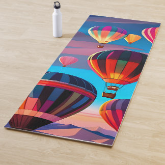 Modern Reizen Heet Luchtballon Lucht Festival Yogamat