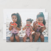 Modern Religious 9 Photo Wonders of His Love Feestdagenkaart (Achterkant)