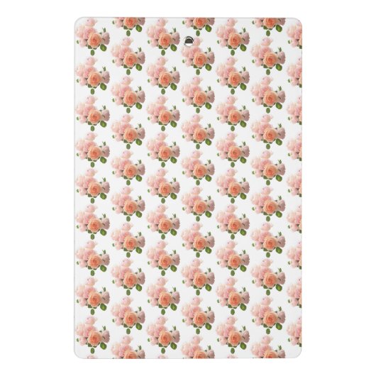 Modern rendy Sjabloon Elegant Rozen Design Mini Klembord (Achterkant)