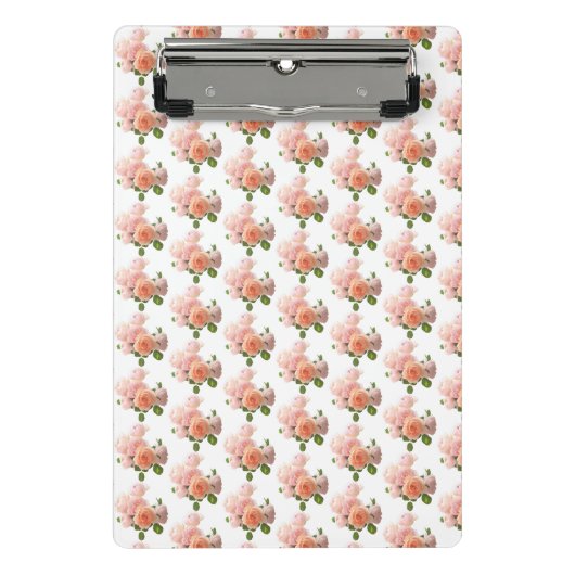 Modern rendy Sjabloon Elegant Rozen Design Mini Klembord (Voorkant)