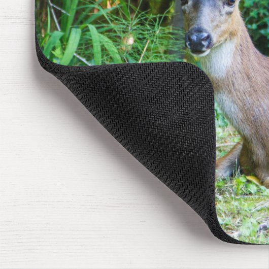 Modern Resting Deer Mousepad Muismat (Hoek)