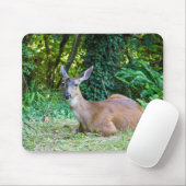 Modern Resting Deer Mousepad Muismat (Met muis)