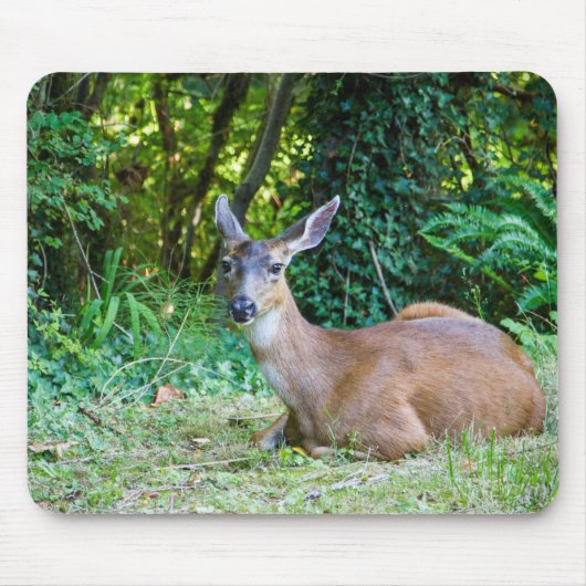 Modern Resting Deer Mousepad Muismat (Voorkant)