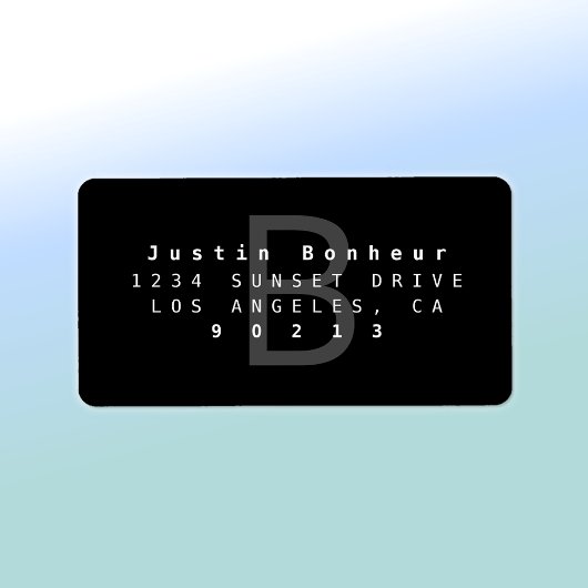 Modern Retouradres Label