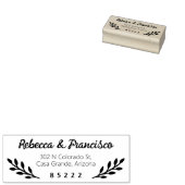 Modern retouradres rubberstempel (Gestempeld)