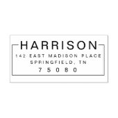 Modern retouradres Zelfinkt Stempelblok Zelfinktende Stempel (Design)