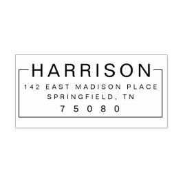 Modern retouradres Zelfinkt Stempelblok Zelfinktende Stempel