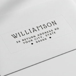 Modern retouradres zelfinktstempel  zelfinktende stempel