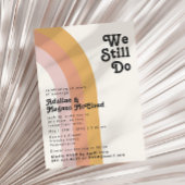 Modern Retro 70's regenboog doen we nog steeds met Kaart