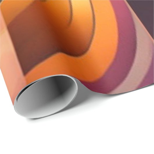 Modern Retro Abstract Squares Collectie Cadeaupapier (Rol Hoek)