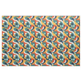 Modern Retro Abstract Stof (Fat Quarter)
