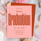 Modern Retro afstuderen Kaart