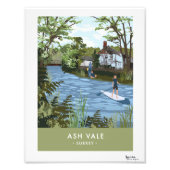 Modern Retro Ash Vale Poster (Voorkant)