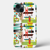 Modern Retro Case-Mate iPhone Case (Achterkant)