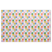 Modern Retro Colorful Checkered Pattern Stof (Yard (91,4 cm))