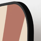 Modern Retro Custom Name Fun Sunburst Pickleball Paddle (Links Detail)