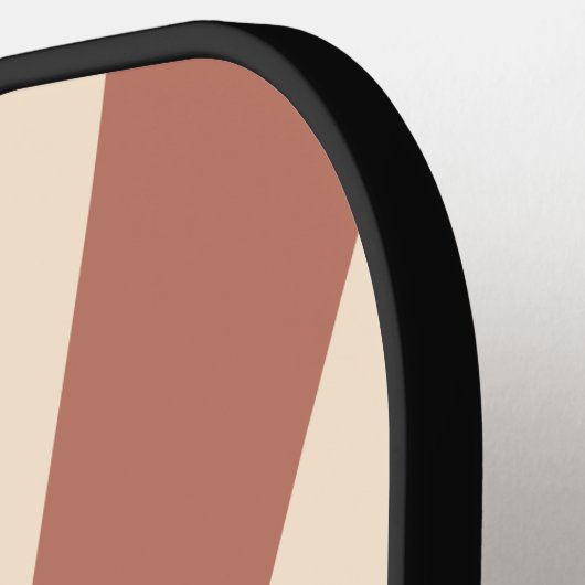 Modern Retro Custom Name Fun Sunburst Pickleball Paddle (Links Detail)