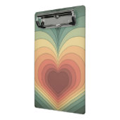 Modern Retro Funky Romantisch Schattige Mini Klemb Klembord (Angled2)