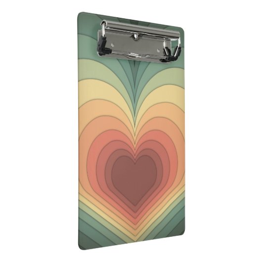 Modern Retro Funky Romantisch Schattige Mini Klemb Mini Klembord (Schuin)