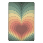 Modern Retro Funky Romantisch Schattige Mini Klemb Mini Klembord (Achterkant)