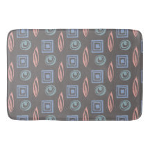 Modern Retro geïnspireerd Patroon Blue Mint Roos G