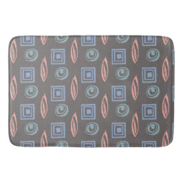 Modern Retro geïnspireerd Patroon Blue Mint Roos G Badmat