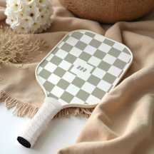 Modern Retro geruit patroon aangepast monogram