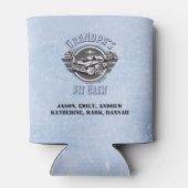 Modern Retro Grandpa's Pit Crew Racing Car Blikjeskoeler (Achterkant)