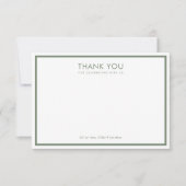 Modern Retro Groovy Floral Baby shower Bedankkaart (Voorkant)