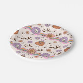 Modern Retro Groovy Fun Halloween Papier Bord (Gekanteld)