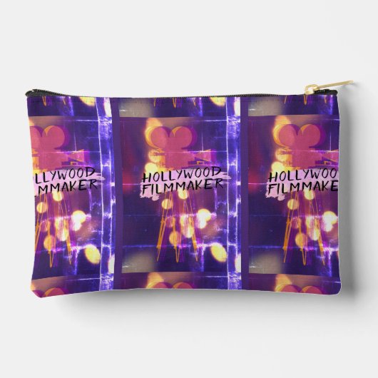 Modern Retro Hollywood Filmmaker in het Roze Etui (Achterkant)