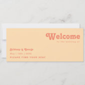 Modern Retro | Koptekst van de Oranje Cream-startk (Voorkant)