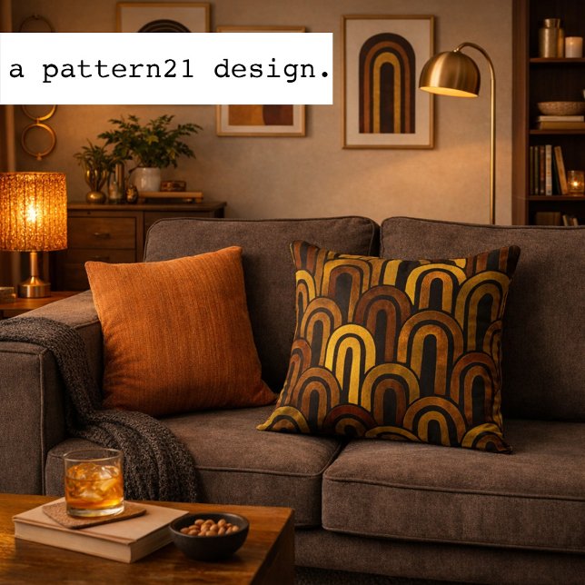 modern retro kussen (cozy mid-century modern pillow)