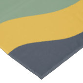 Modern Retro Liquid Swirl Multicolor Abstract Tafelkleed (Gekanteld)